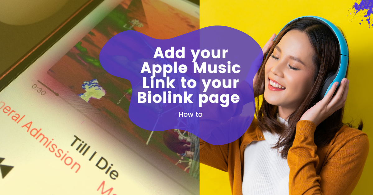 LinkBossPro add your Apple Music link to your biolink page blog cover image (link in bio, biolink)